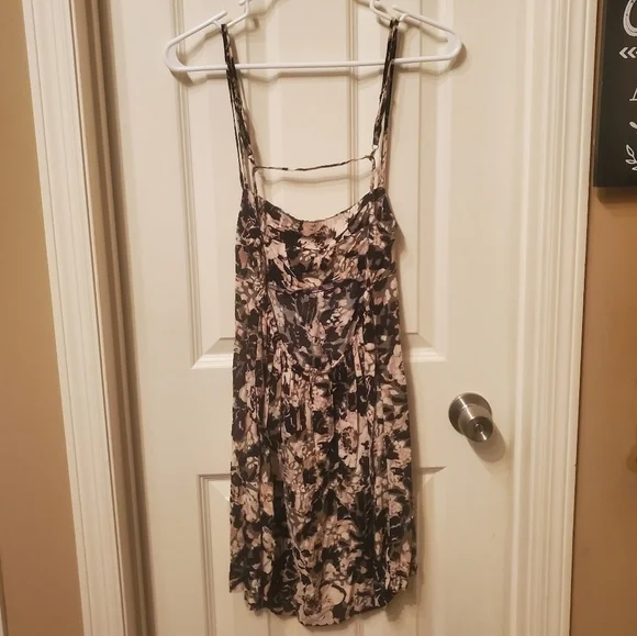 Intimately People Floral Dress Green and Pink Size Small - Picture 5 of 7